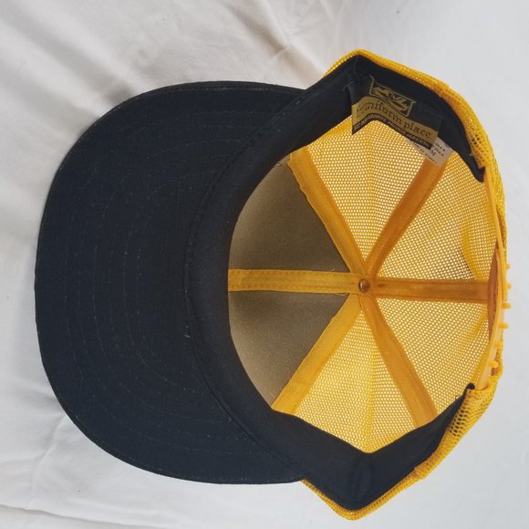 ALERT OIL WELL FIRE Cap Trucker Hat Snapback Baseb - Picture 6 of 8